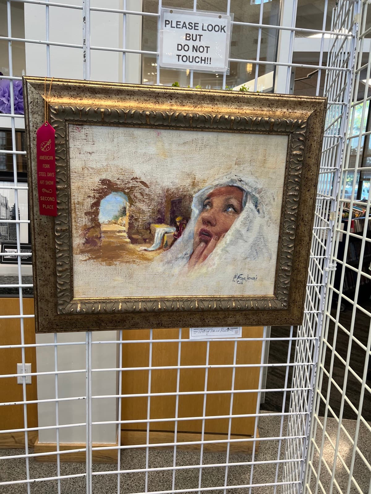 Custom oil portrait by Linda Farrar